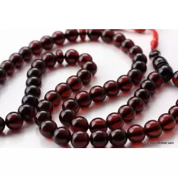 Islamic 66 Prayer ROUND Baltic amber 9MM beads rosary