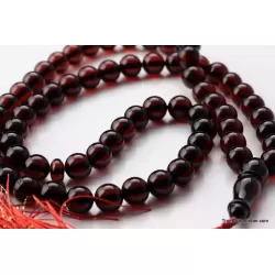 Islamic 66 Prayer ROUND Baltic amber 9MM beads rosary