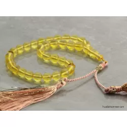 Islamic Honey 33 Baltic amber Prayer ROUND beads