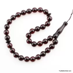 Islamic 33 Prayer ROUND Baltic amber beads rosary