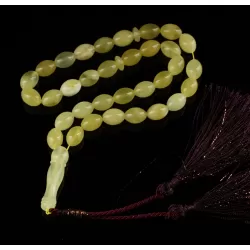 Islamic 33 OLIVE Prayer BALTIC AMBER Beads Muslim Rosary