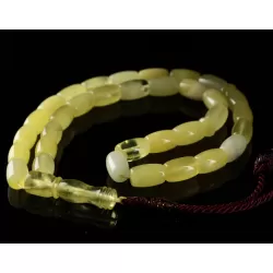 Islamic 33 BARREL Prayer BALTIC AMBER Beads Muslim Rosary