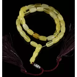 Islamic 33 BARREL Prayer BALTIC AMBER Beads Muslim Rosary