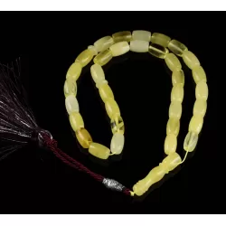 Islamic 33 BARREL Prayer BALTIC AMBER Beads Muslim Rosary