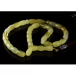 Islamic 33 BARREL Prayer BALTIC AMBER Beads Muslim Rosary