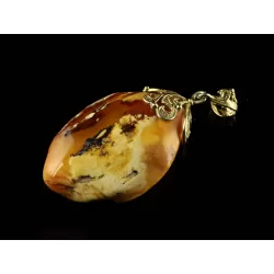 Vintage Butterscotch Natural Baltic Amber Pendant