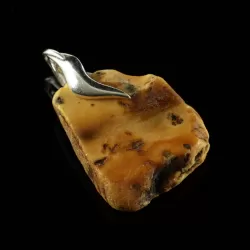 Vintage Butterscotch Natural Baltic Amber Pendant