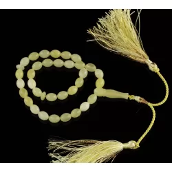 Islamic 33 OLIVE Prayer BALTIC AMBER Beads Muslim Rosary