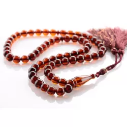 Islamic 66 prayer ROUND Baltic amber beads