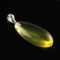 Lemon Drop Baltic Amber Pendant