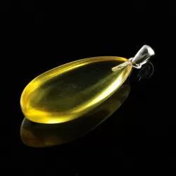 Lemon Drop Baltic Amber Pendant