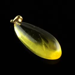Lemon Drop Baltic Amber Pendant