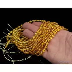 Small Islamic 33 Baltic amber Prayer OLIVE beads