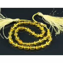 Islamic 33 Baltic amber Prayer OLIVE beads