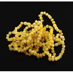 10 Butter BAROQUE Baltic amber adult bracelets 19cm