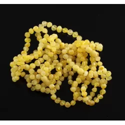 10 Butter BAROQUE Baltic amber adult bracelets 19cm