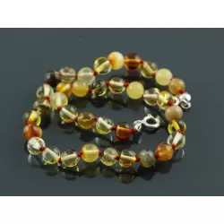Adjustable Size Baltic amber Bracelet Anklet 30cm