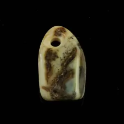 Baltic Amber Medallion pendant with hole