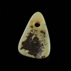 Baltic Amber Medallion pendant with hole