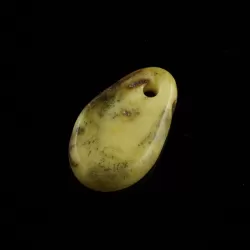 Baltic Amber Medallion pendant with hole