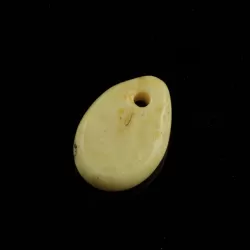 Baltic Amber Medallion pendant with hole