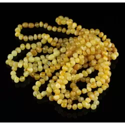 10 Butter Baltic Amber Anklets 25cm