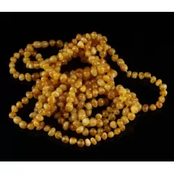 10 Butter Baltic Amber Anklets 25cm