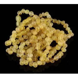 10 Raw Lemon BAROQUE Baltic amber teething bracelets 14cm