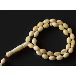 Islamic 33 OLIVE Prayer BALTIC AMBER 6MM Beads Muslim Rosary