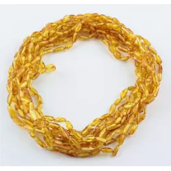 10 Honey BEANS Baltic amber adult wholesale necklaces 45cm
