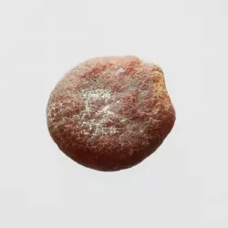 Natural rare Baltic amber resin drop with cracks