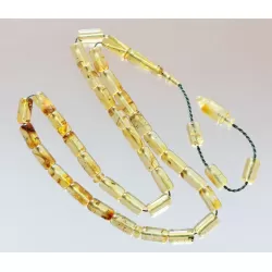 Islamic 33 BARREL Prayer BALTIC AMBER Beads Muslim Rosary