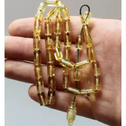 Islamic 33 BARREL Prayer BALTIC AMBER Beads Muslim Rosary