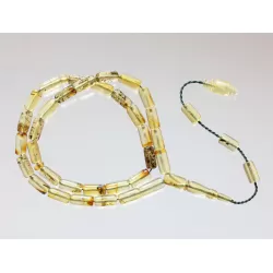 Islamic 33 BARREL Prayer BALTIC AMBER Beads Muslim Rosary