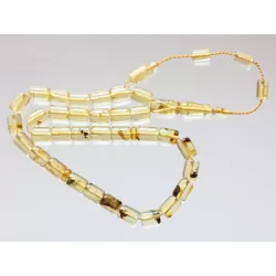 Islamic 33 BARREL Prayer BALTIC AMBER Beads Muslim Rosary