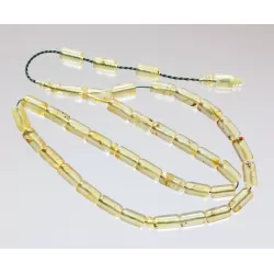Islamic 33 BARREL Prayer BALTIC AMBER Beads Muslim Rosary