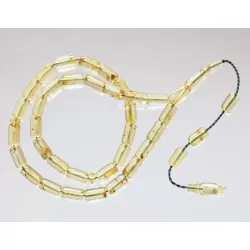 Islamic 33 BARREL Prayer BALTIC AMBER Beads Muslim Rosary