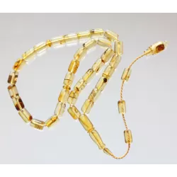 Islamic 33 BARREL Prayer BALTIC AMBER Beads Muslim Rosary
