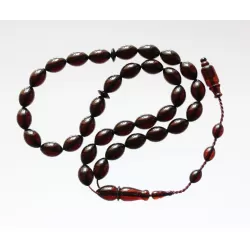 Islamic 33 Baltic amber Prayer OLIVE beads