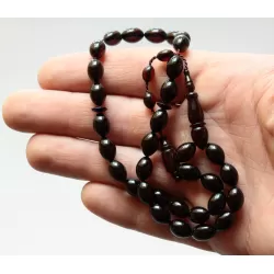 Islamic 33 Baltic amber Prayer OLIVE beads