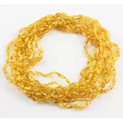 10 Honey BEANS Baltic amber adult wholesale necklaces 50cm