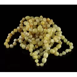 10 Butter BAROQUE Baltic amber teething bracelets 14cm