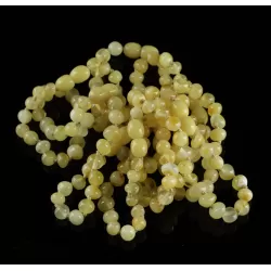 10 Butter BAROQUE Baltic amber teething bracelets 14cm