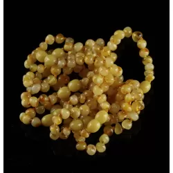 10 Butter BAROQUE Baltic amber teething bracelets 14cm