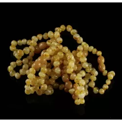 10 Butter BAROQUE Baltic amber teething bracelets 14cm