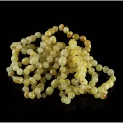 10 Butter BAROQUE Baltic amber teething bracelets 14cm