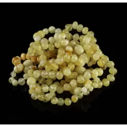 10 Butter BAROQUE Baltic amber teething bracelets 14cm