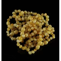 10 Butter BAROQUE Baltic amber teething bracelets 14cm