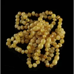10 Butter BAROQUE Baltic amber teething bracelets 14cm