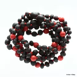 Raw Gemstone Baltic Amber Teething Necklace for Baby